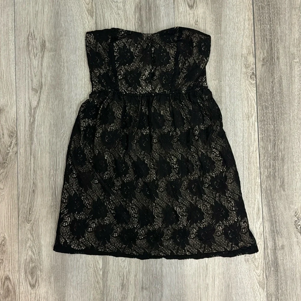 Pinky Medium black lace dress girls juniors